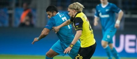 Liga Campionilor: Dortmund a pierdut cu Zenit dar s-a calificat in sferturi